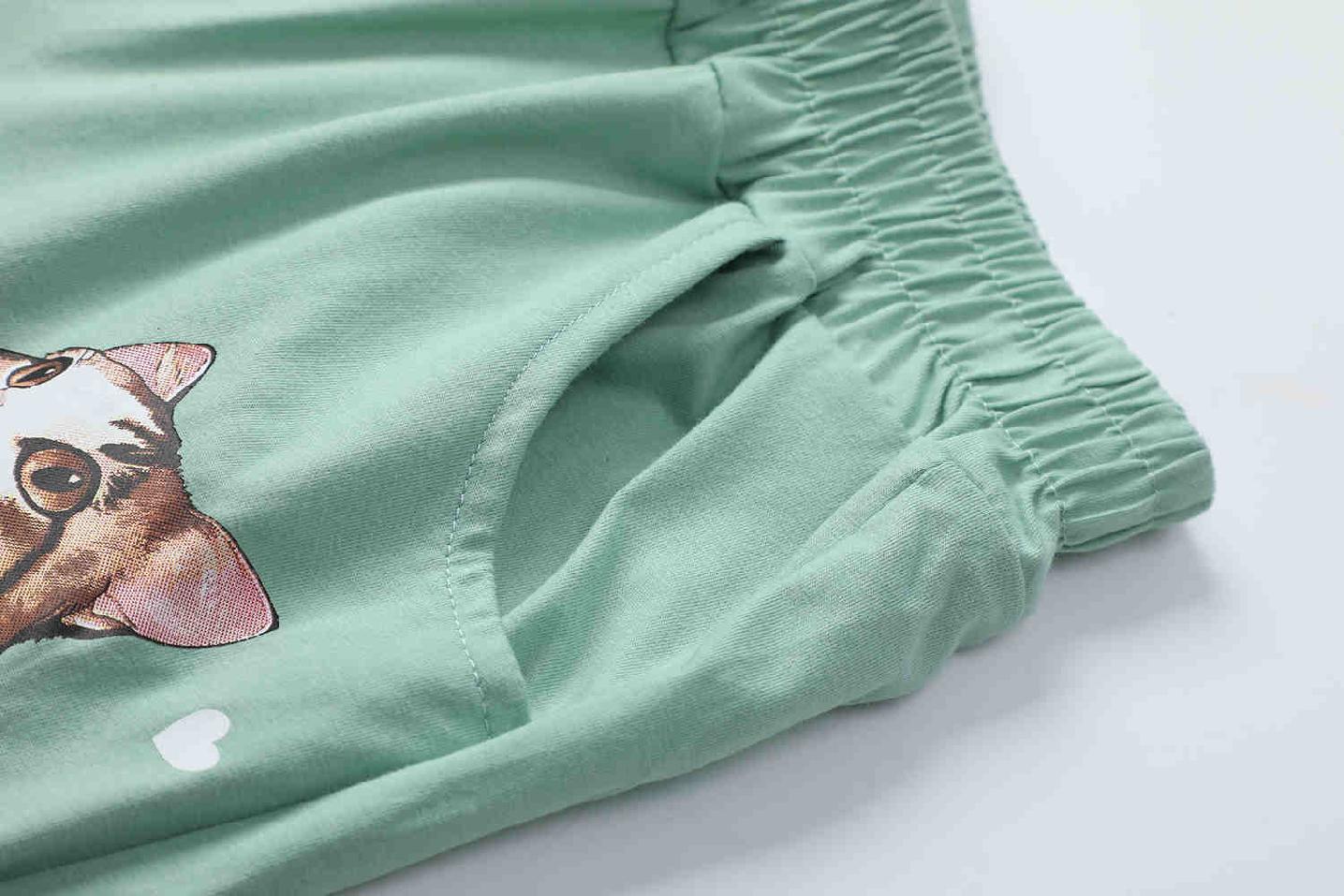 Dívčí kraťasy Kugo MP5872 zelené